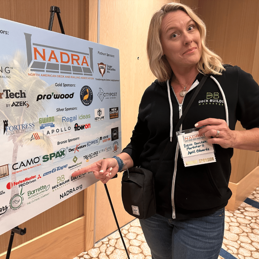 2023 NADRA Summit & Deck Awards - Deck Builder Marketers Bronze Sponsor