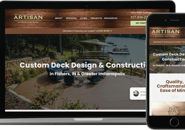 artisan-deck-builder-website-design